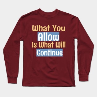 Allow Long Sleeve T-Shirt